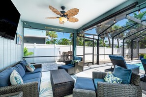 House, Multiple Beds (Sea Glass) | Living area - Sea Glass (Fort Myers Beach)