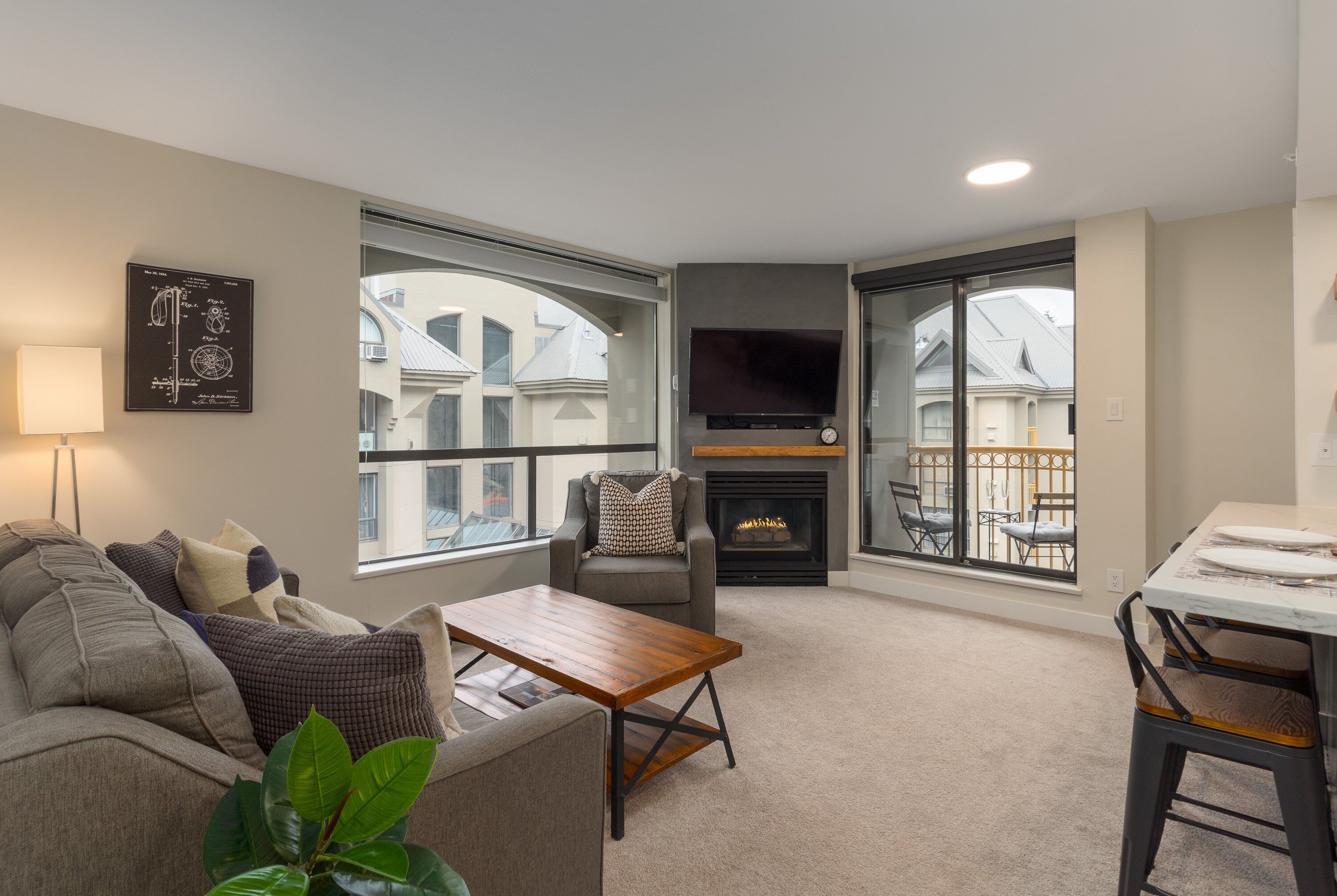 Appartement, 1 très grand lit et 1 canapé-lit, accès à la piscine (Big Mauna at the Marquise) | Aire de séjour
