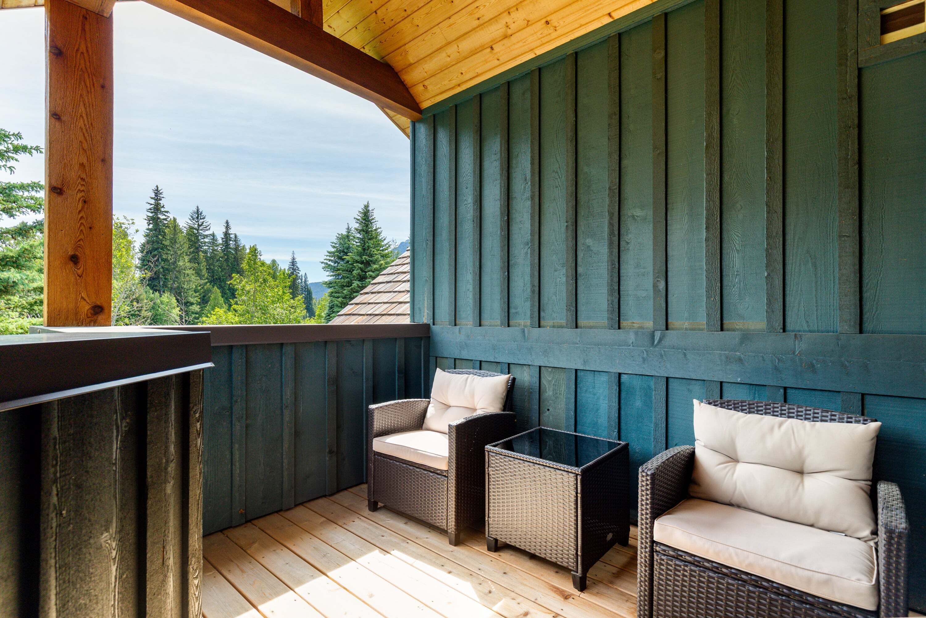 Chalet, Multiple Beds, Hot Tub, Mountain View (Emerald Chalet) | Terrace/patio