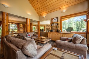 Chalet, Multiple Beds, Hot Tub, Mountain View (Emerald Chalet) | Living area - Emerald Chalet (Whistler)