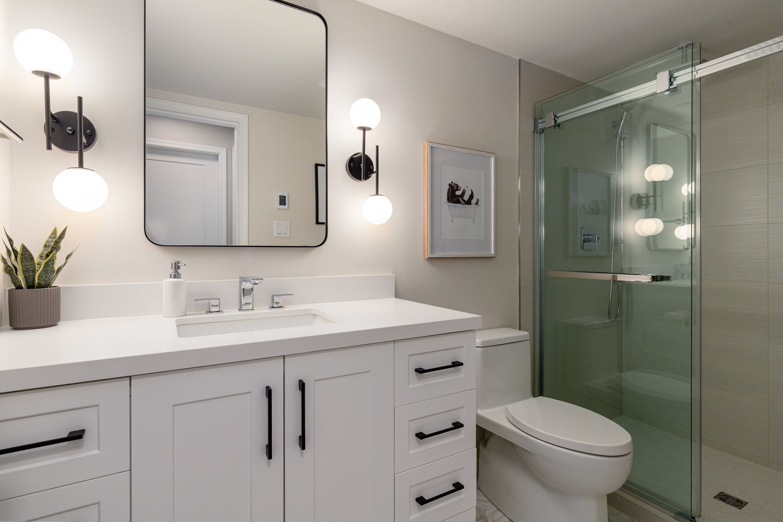 Maison, Plusieurs lits, baignoire à remous, vue sur la montagne (Jersey Cream at Arrowhead Point) | Salle de bain | Serviettes fournies