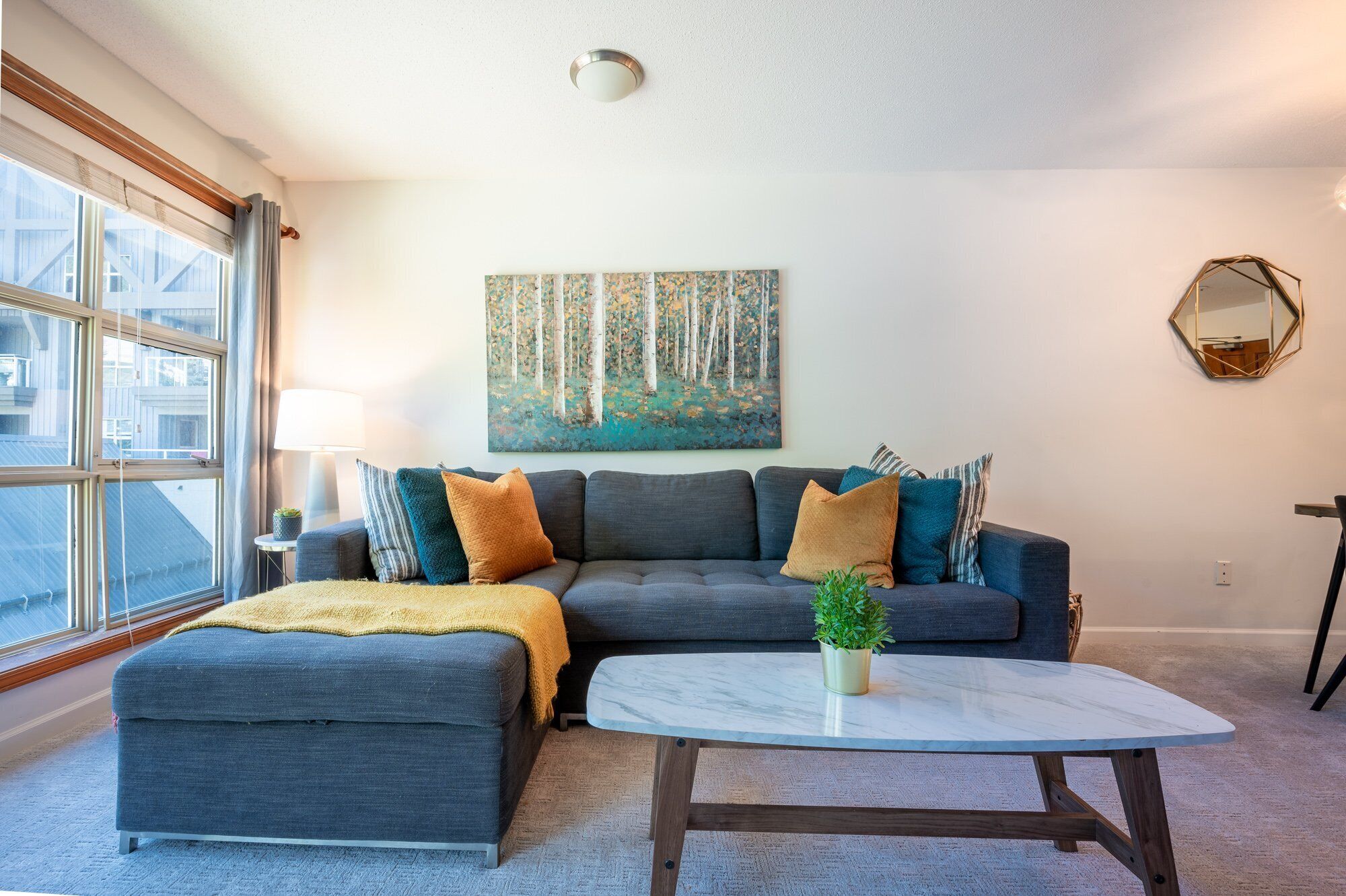 Apartemen, 1 Tempat Tidur King dengan tempat tidur Sofa (Panorama Suite at the Aspens) | Area keluarga
