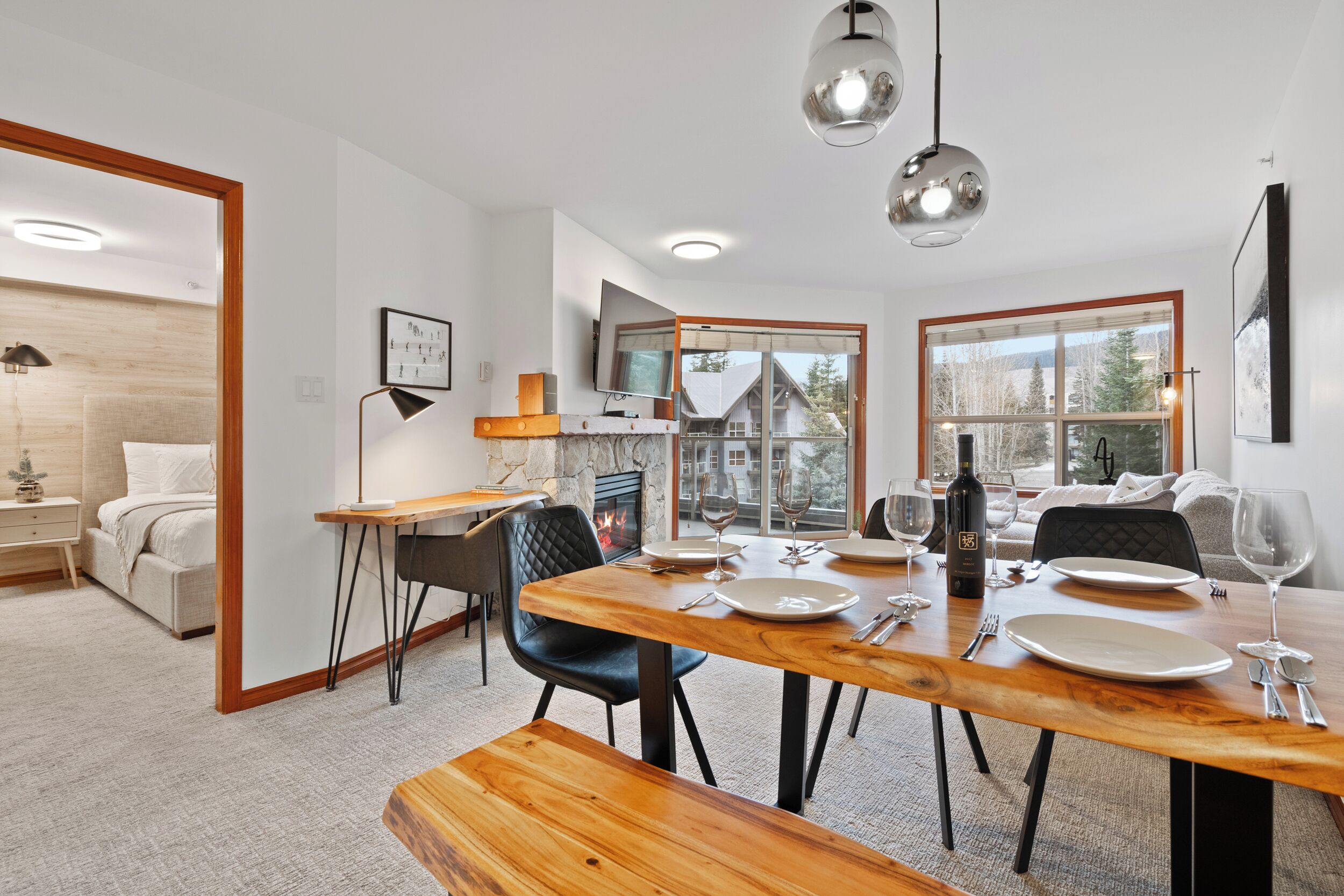 Apartment, Multiple Beds, Pool Access, Mountain View (Powder Peak at the Aspens) | 2 bedrooms, individually decorated, individually furnished, bed sheets