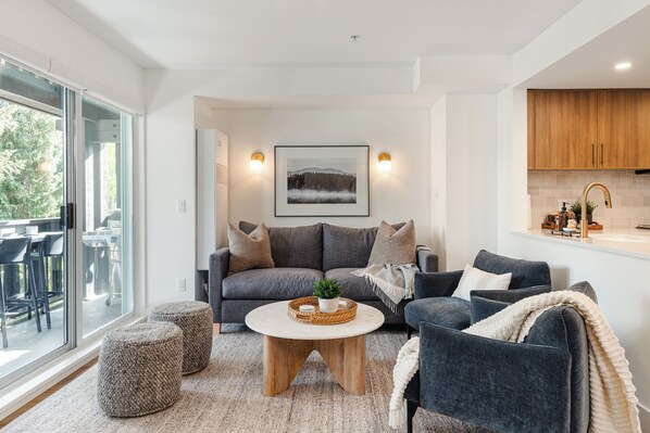House, Multiple Beds, Patio, Mountain View (Summit View at The Lagoons) | Living area - Summit View at The Lagoons (Whistler)