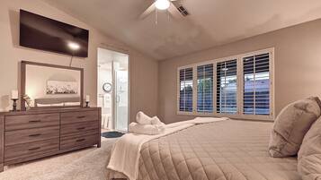 4 bedrooms, iron/ironing board, free WiFi, bed sheets