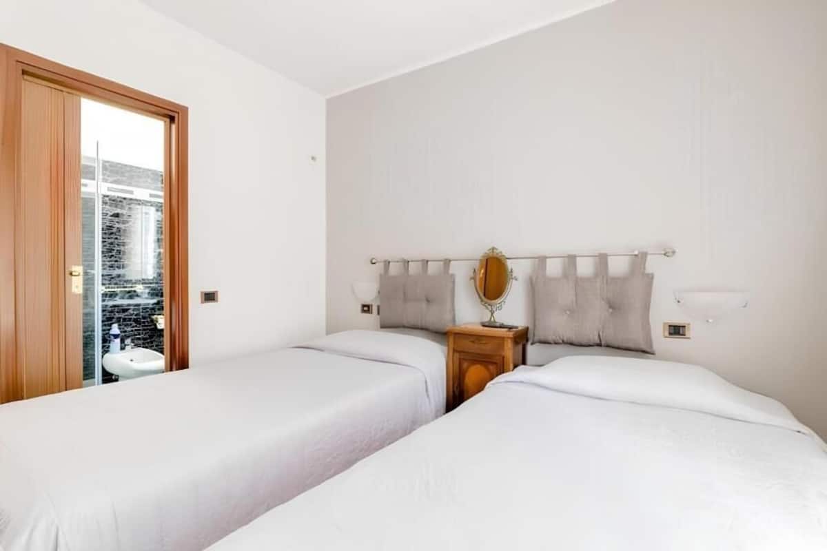 Twin Room, Patio, Park View | Free WiFi