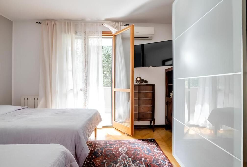 Zweibettzimmer, Terrasse, Parkblick