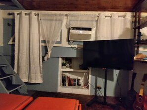 Smart-tv, dvd-afspiller, bøger