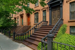 Unclassified image, 2 of 9, button - Prime Yale Studio Steps to Sallys Apizza (New Haven)