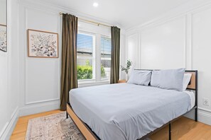 4 bedrooms, iron/ironing board, travel crib, WiFi