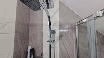 Shower, hair dryer