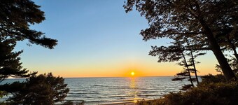 Beachfront Lake Michigan Home