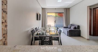Apartamento Moderno a 280m da Praia AST0103