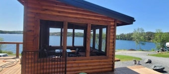 Waterfront Log Cabin near Kenora, Ontario