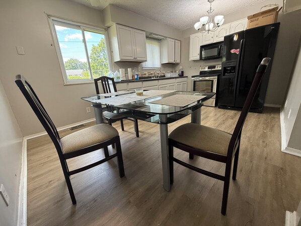 Microwave, oven, stovetop