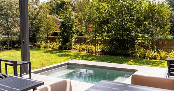 Exclusieve villa, uitzicht op bergen | Privéspabad