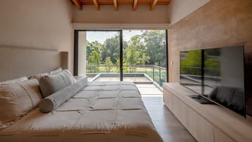 Vila exclusiva, vista para a montanha | Espaço de trabalho para notebook, cortinas blackout, Wi-Fi de cortesia