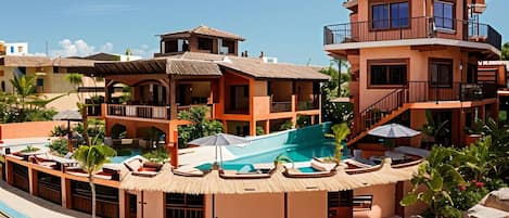 Fachada de la propiedad