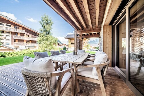 Yuki alpine apartment with spacious garden Châtel