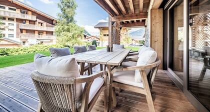 Yuki alpine apartment with spacious garden Châtel