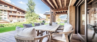 Yuki alpine apartment with spacious garden Châtel