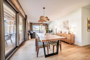 Dining - Yuki alpine apartment with spacious garden Châtel (Châtel)
