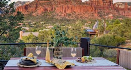 Mid-century Gem w/ Views, Hot Tub & Sunroom Lounge Red Rock Haven by Avantstay