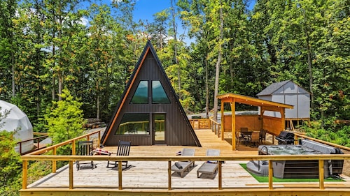 A-Frame Cabin In Smoky Mountains