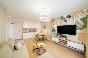 Apartment, Balcony, Courtyard View | Premium bedding, memory-foam beds, individually decorated - Apartamenty Przy Plaży - Posesja Plażowa (Grzybowo)