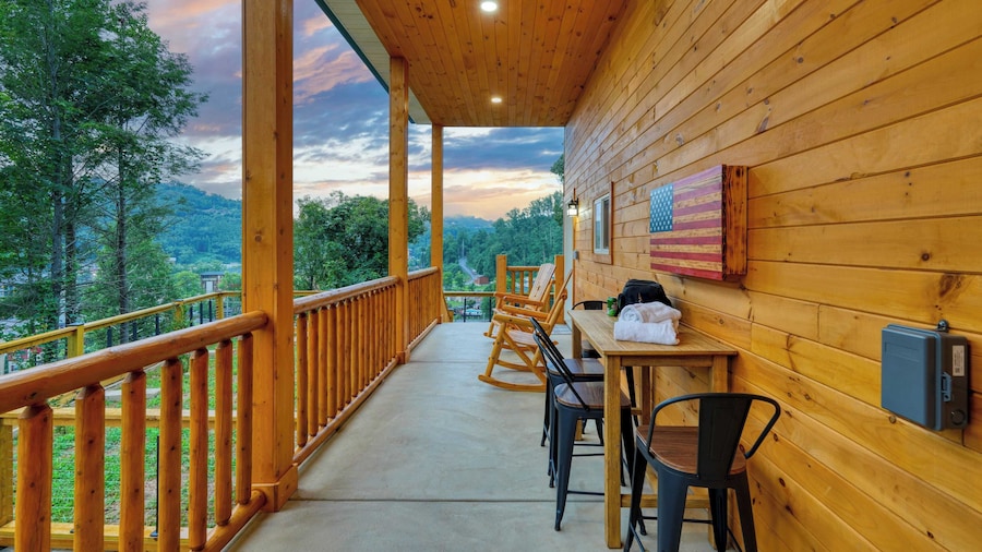 Hot Tub, Game Room & Views Near Downtown Gatlinburg Perfect Too by Avantstay