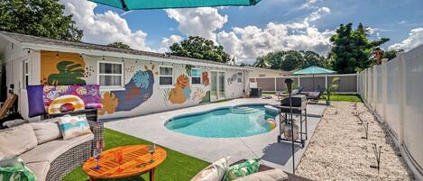 Außenpool, beheizter Pool