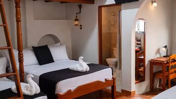 Family Quadruple Room, Multiple Beds | In-room safe, desk, laptop workspace, free WiFi