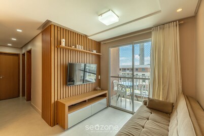 Apart 450m From the Beach in Cond. w/ Pool Var0302