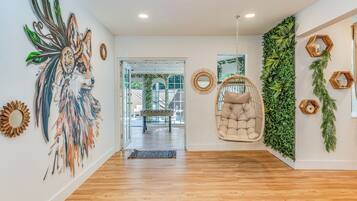 Luxury Villa, 4 Bedrooms, Private Pool, Garden View | Living area | 75-inch Smart TV with cable channels, Netflix, streaming services