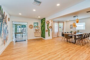 Luxury Villa, 4 Bedrooms, Private Pool, Garden View | Living area | 75-inch Smart TV with cable channels, Netflix, streaming services