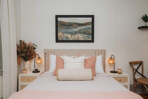 1 bedroom, travel crib, WiFi, bed sheets