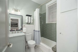 Shower, hair dryer