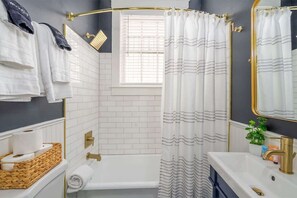Shower, hair dryer