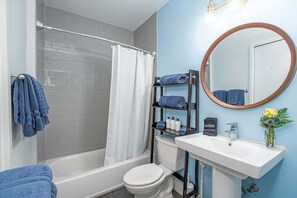 Shower, hair dryer
