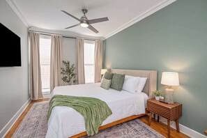 1 chambre, lit parapluie, Wi-Fi, draps fournis