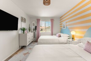 6 quartos, ferros/tábuas de passar roupa, Wi-Fi, roupa de cama