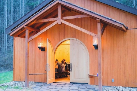 Exterior. The Celestial Hall and Center