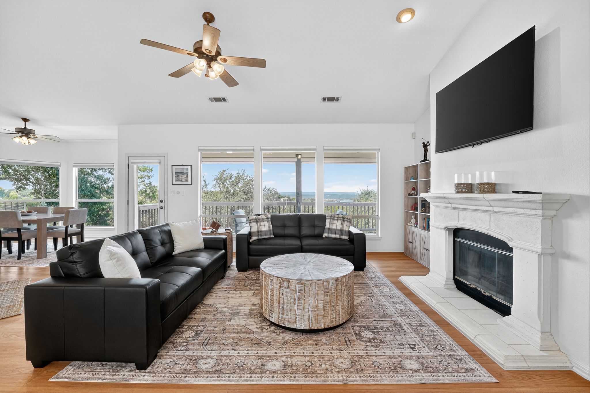 TV, table tennis, books