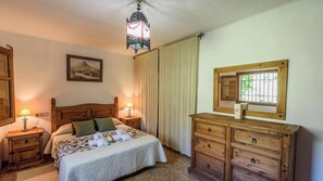 1 bedroom, iron/ironing board, travel crib, WiFi