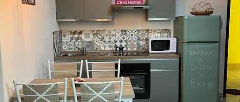 Microwave, oven, stovetop