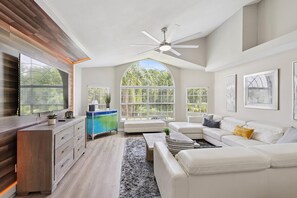 House, Multiple Beds, Balcony, City View (ROY2022-94) | Living area - 2022 Royal Bay Blvd Unit 94 (Kissimmee)