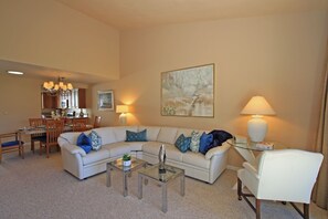 TV, DVD player, books