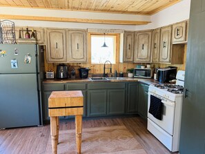 Microwave, oven, stovetop