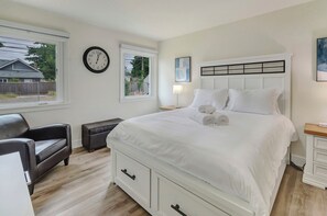 2 chambres, fer et planche à repasser, Wi-Fi, draps fournis