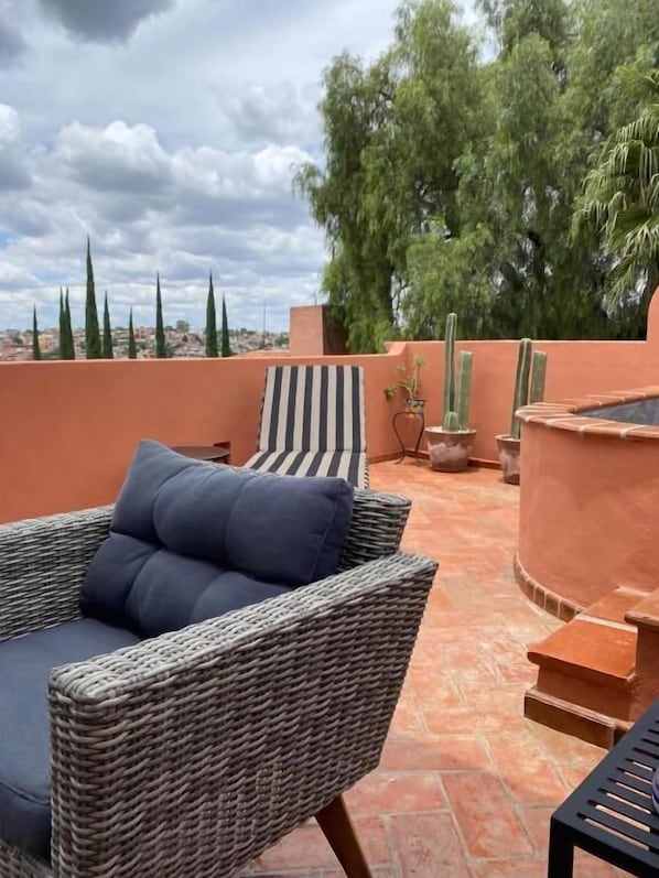 Deluxe Villa, Balcony, City View | Terrace/patio